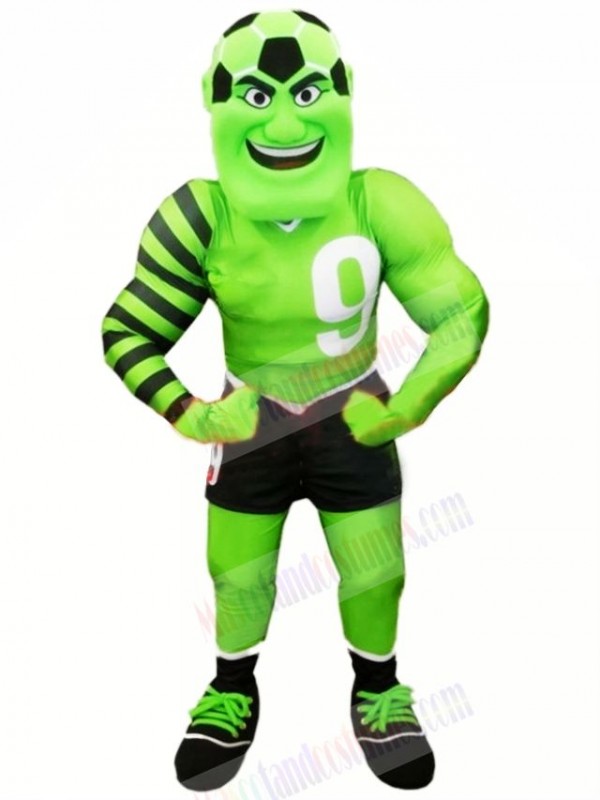 Cool Football Man Mascot Costume Cartoon