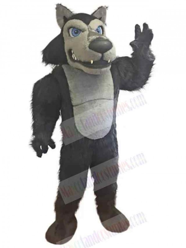 Wolf mascot costume