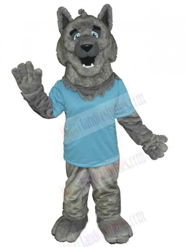 Wolf mascot costume