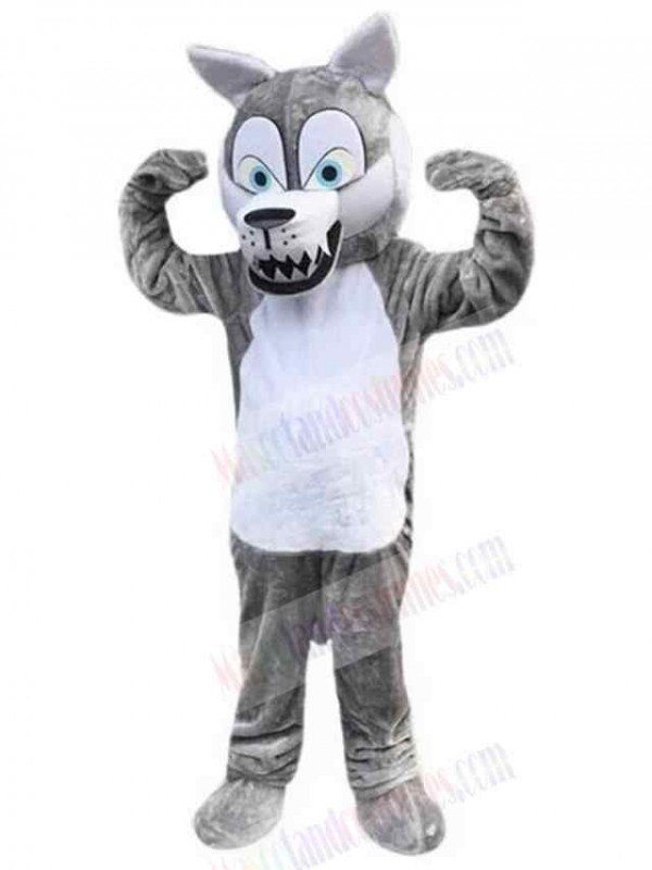 Wolf mascot costume