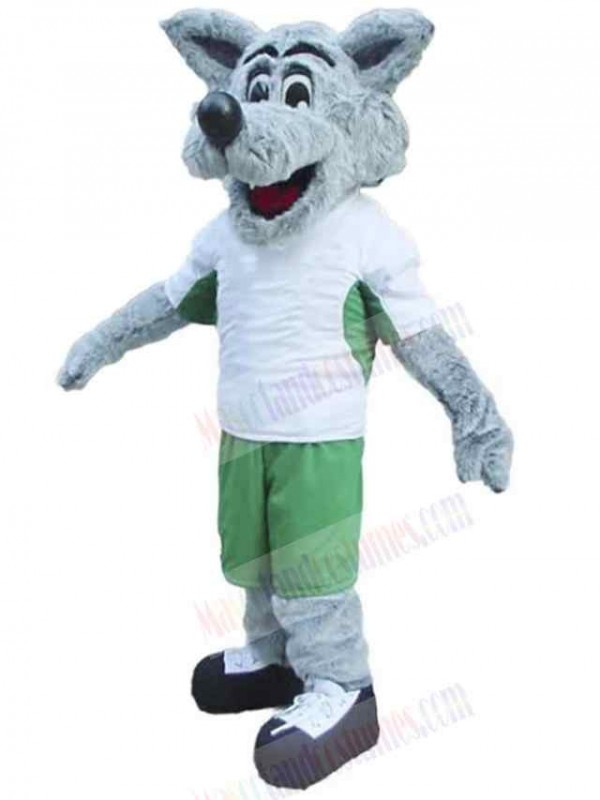 Wolf mascot costume