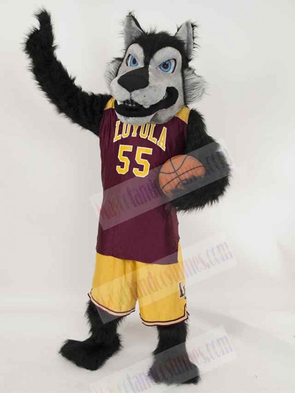 Wolf mascot costume