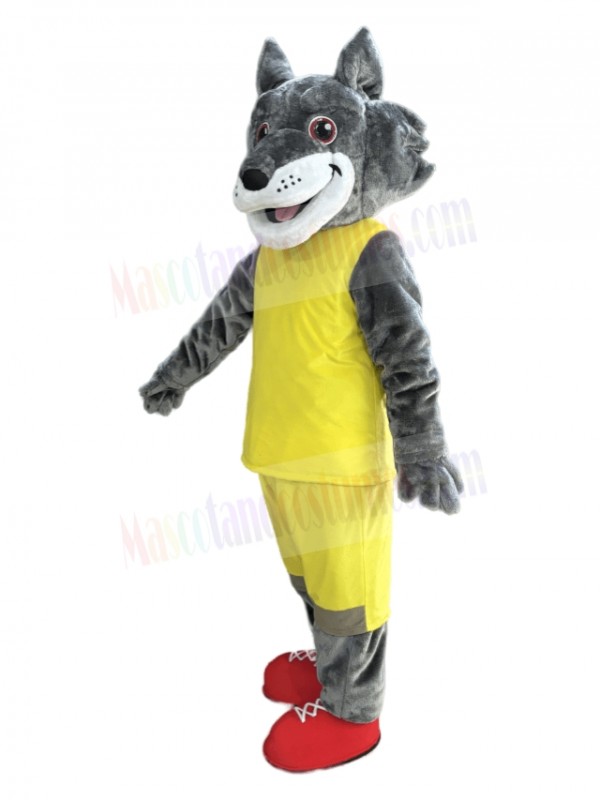 Wolf mascot costume