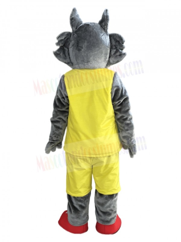 Wolf mascot costume