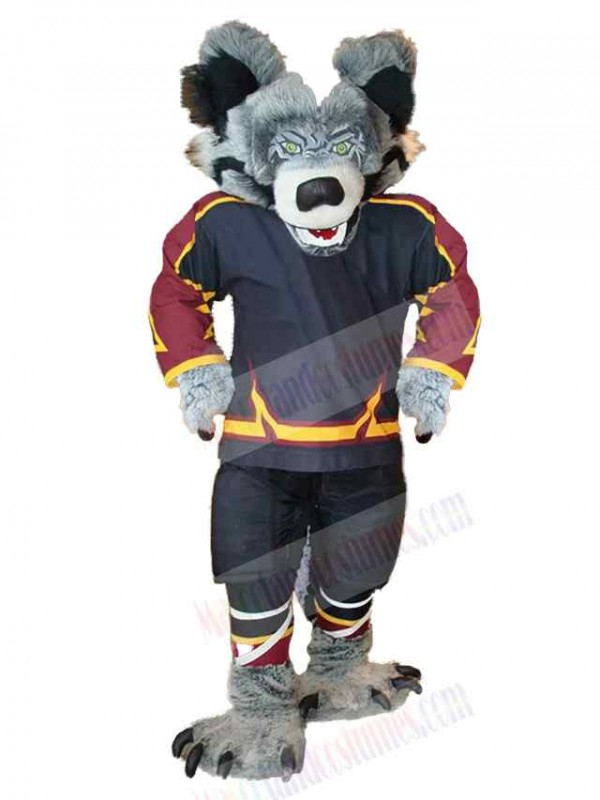 Wolf mascot costume