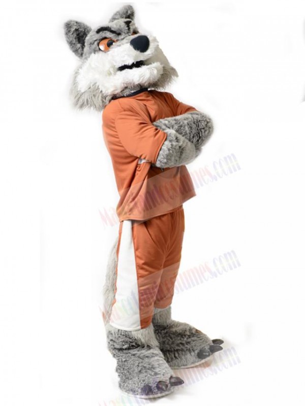 Wolf mascot costume