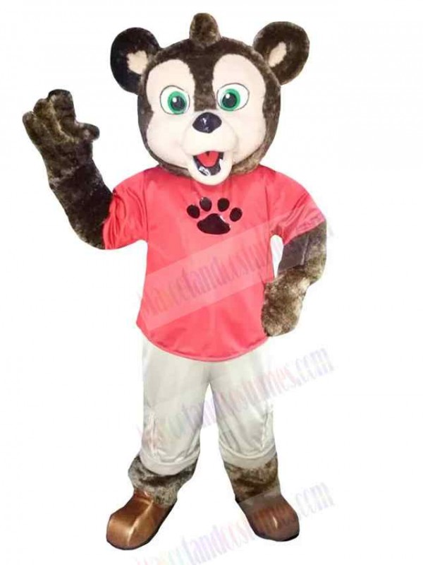 Wolf mascot costume