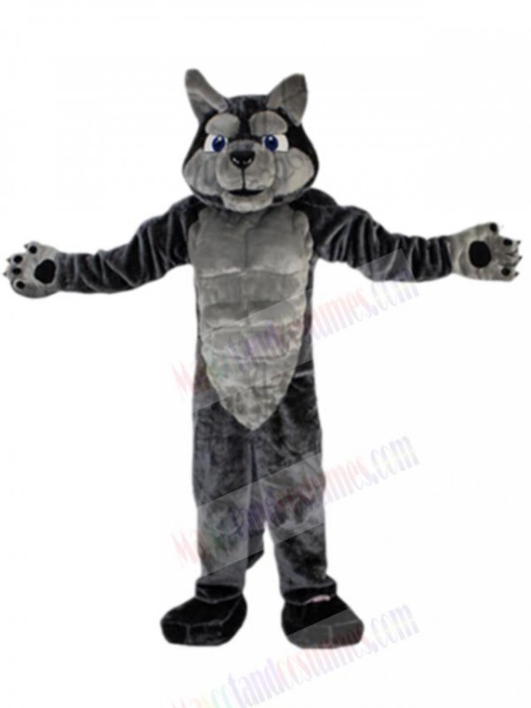 Wolf mascot costume