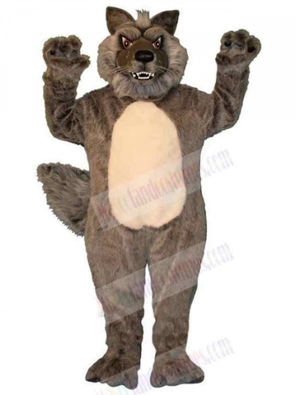 Wolf mascot costume