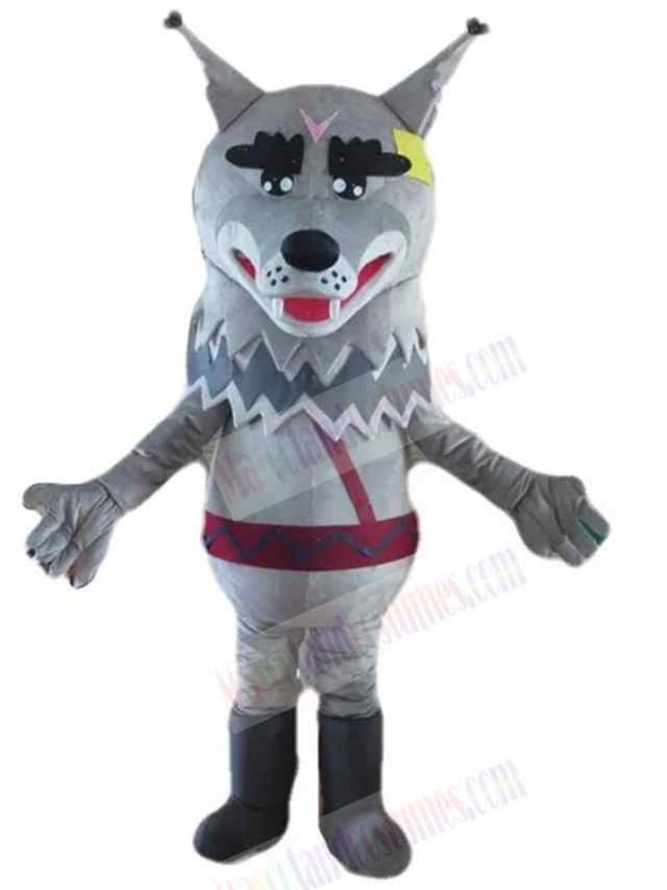 Wolf mascot costume