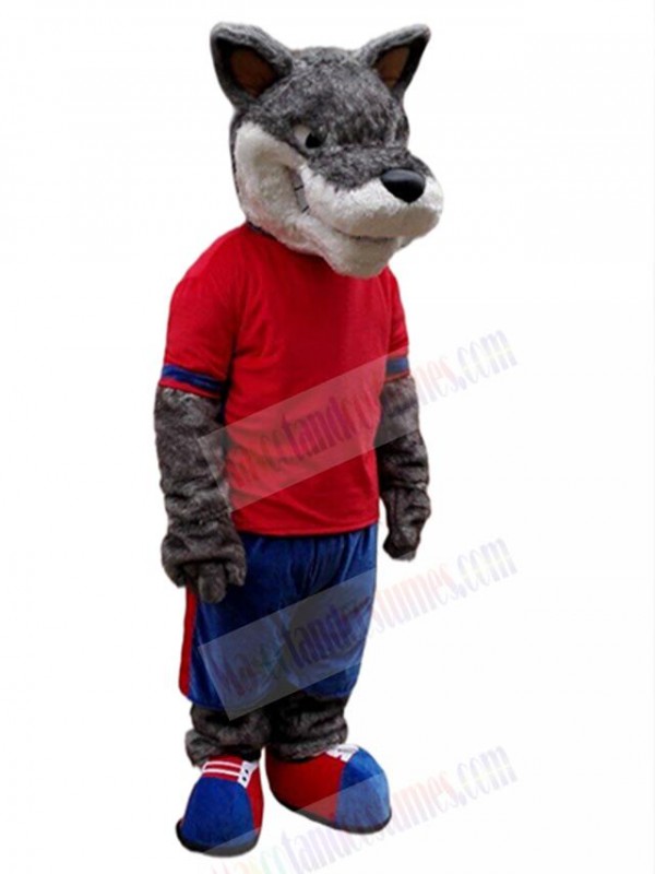Wolf mascot costume