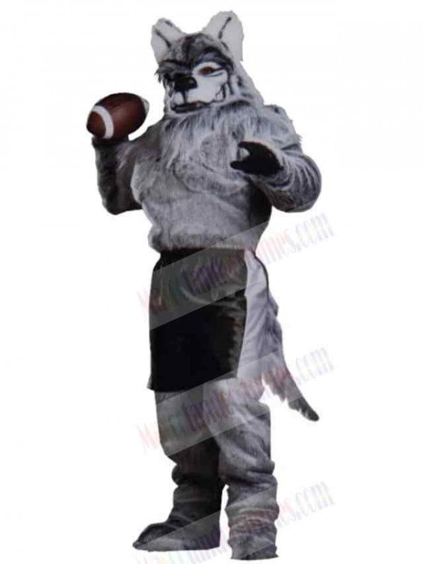 Wolf mascot costume