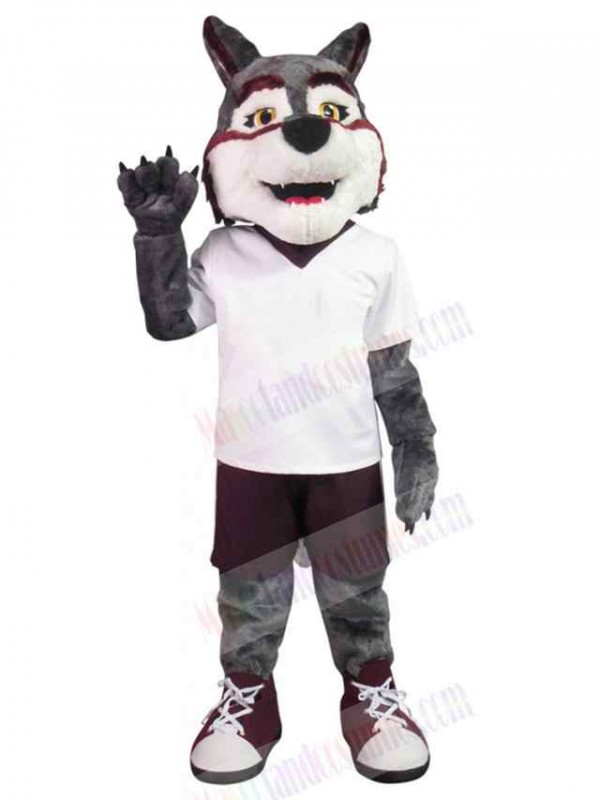 Wolf mascot costume