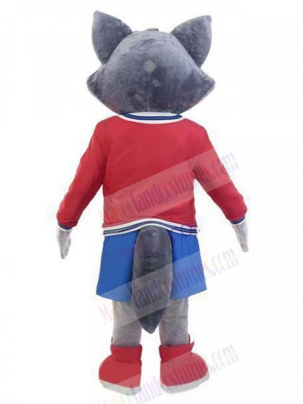 Wolf mascot costume