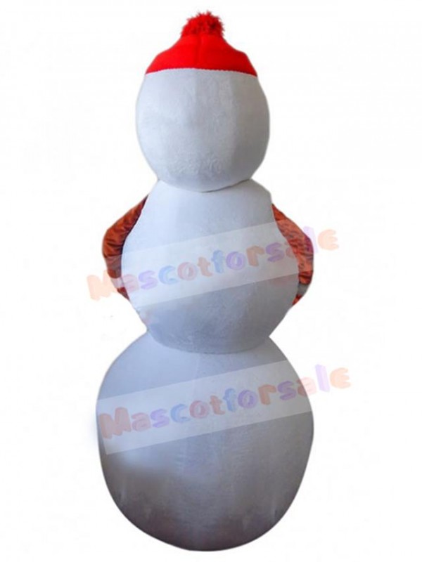 Snowman mascot costume