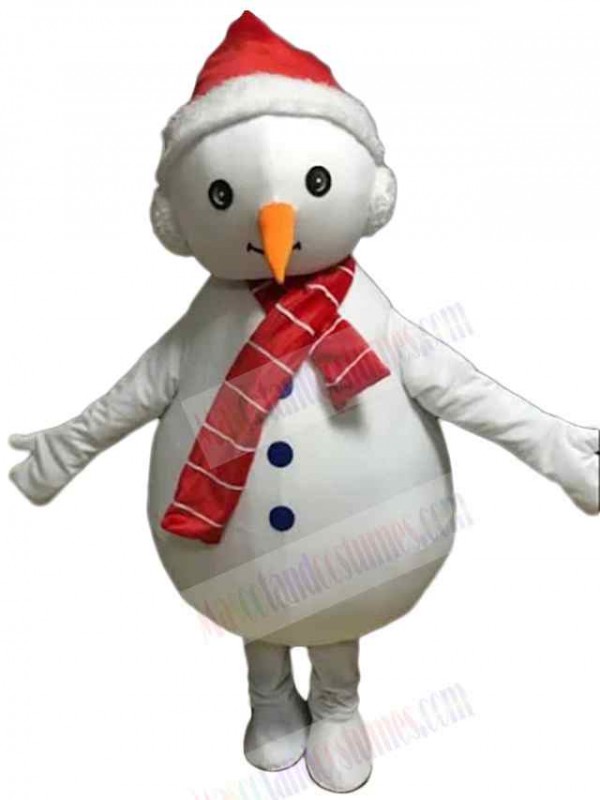 Snowman mascot costume