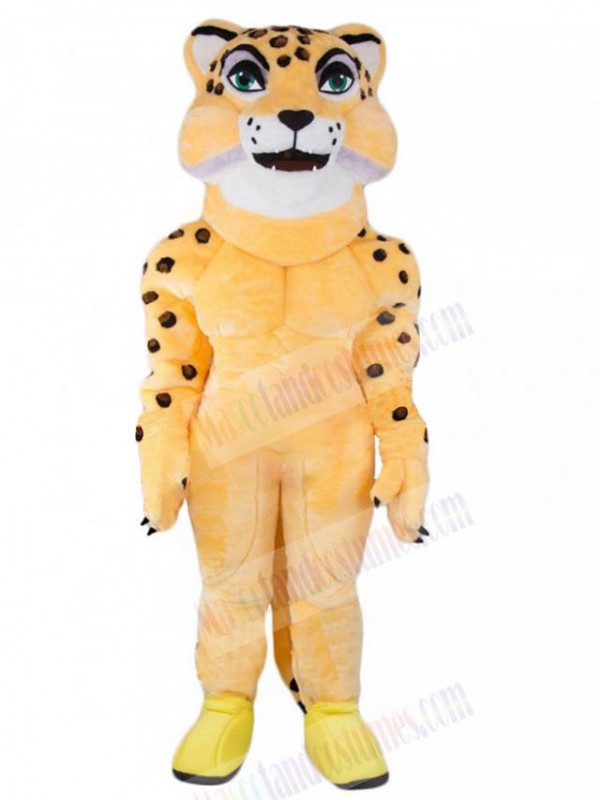 Leopard mascot costume