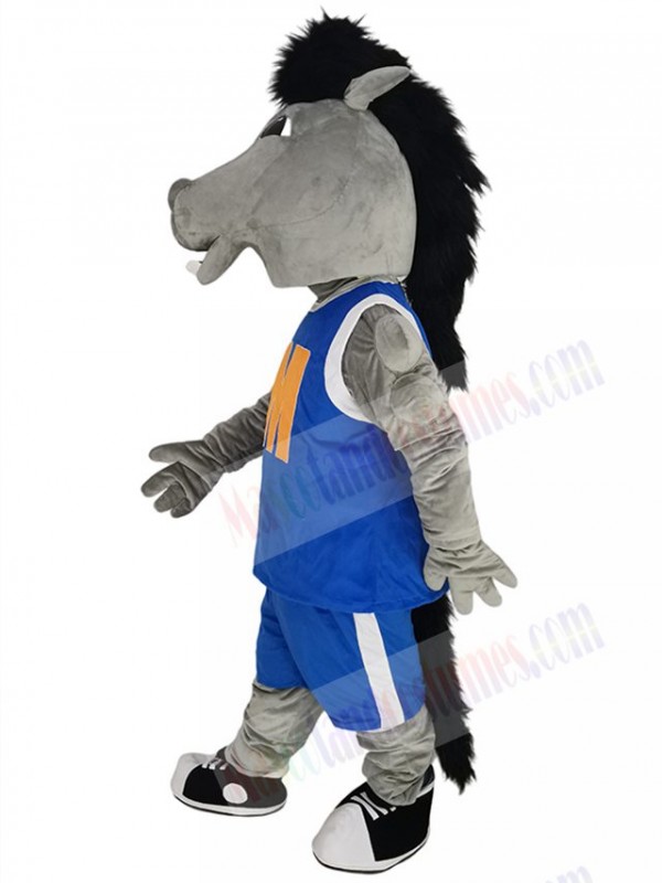 Mustang Horse mascot costume