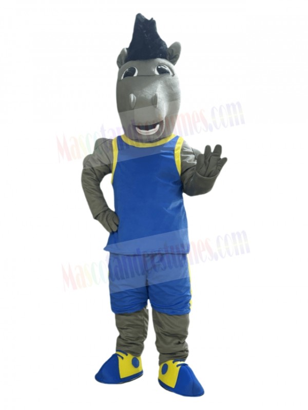 Mustang Horse mascot costume