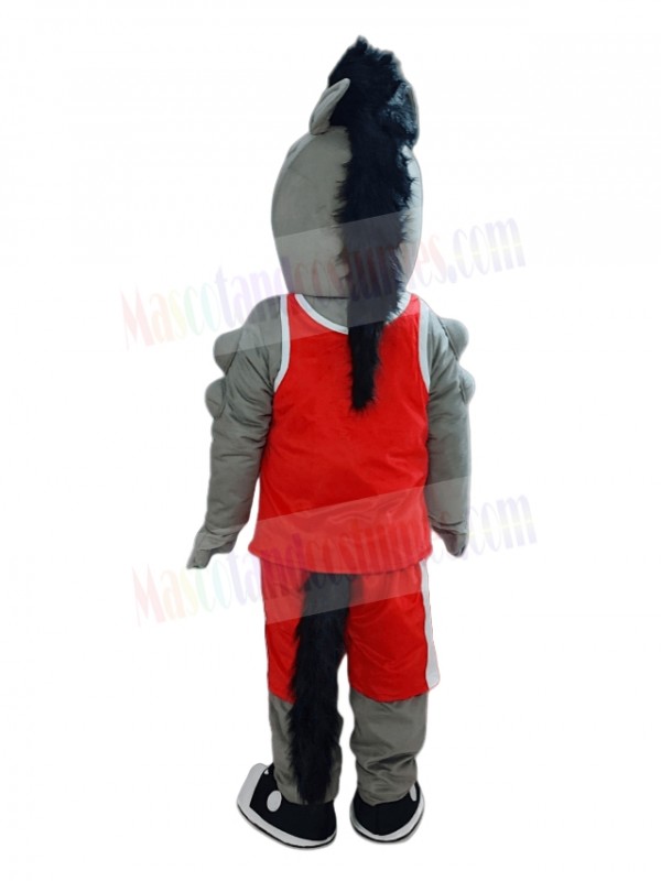 Mustang Horse mascot costume