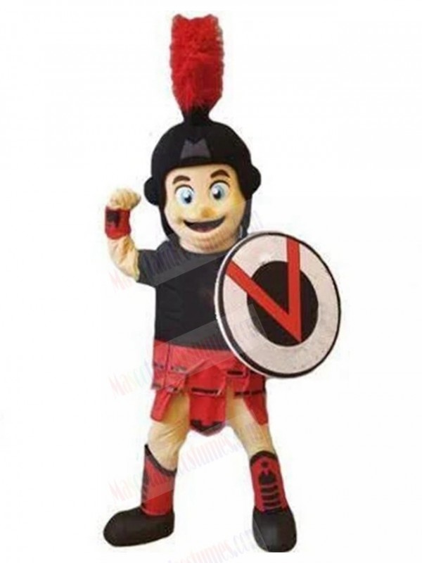spartan knight mascot costume