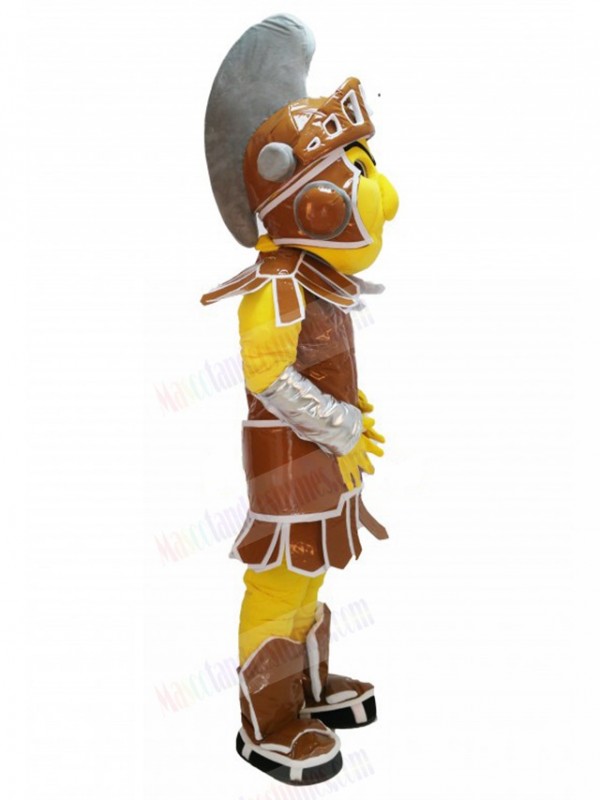 spartan knight mascot costume