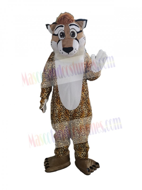 Lavender Yeti mascot costume character dressed with a Capri Pants and  Cufflinks - Mascot Costumes -  Sizes L (175-180CM)