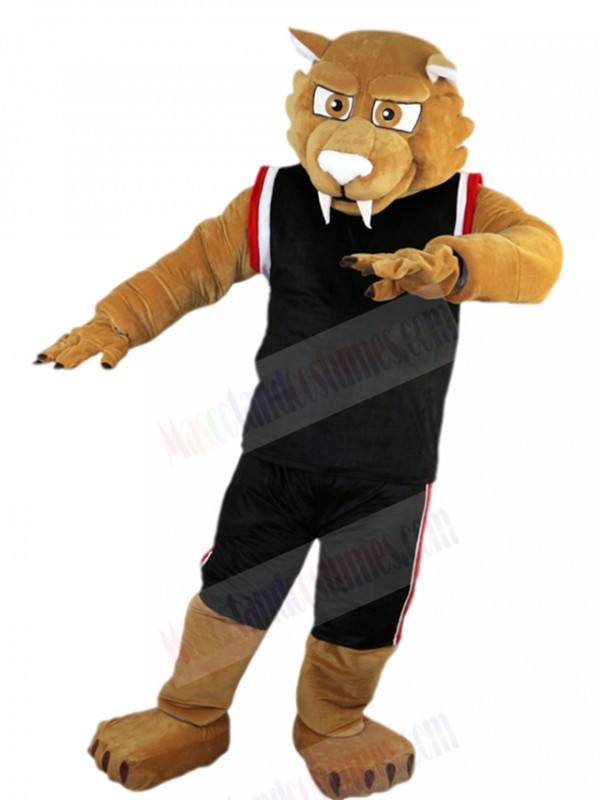 Leopard mascot costume
