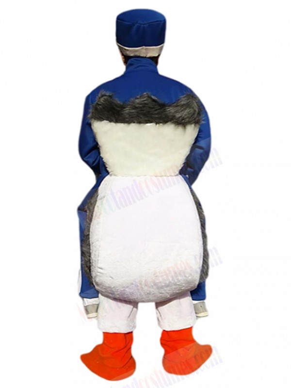 Swan mascot costume