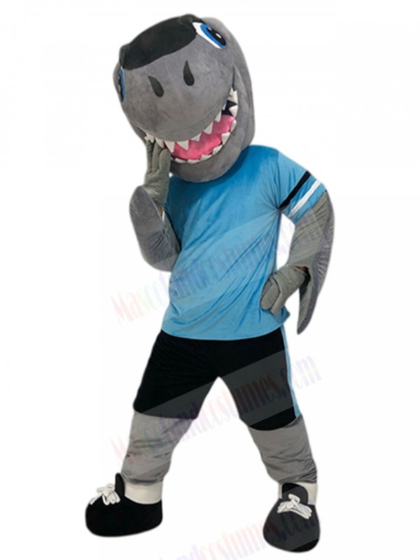 Shark mascot costume