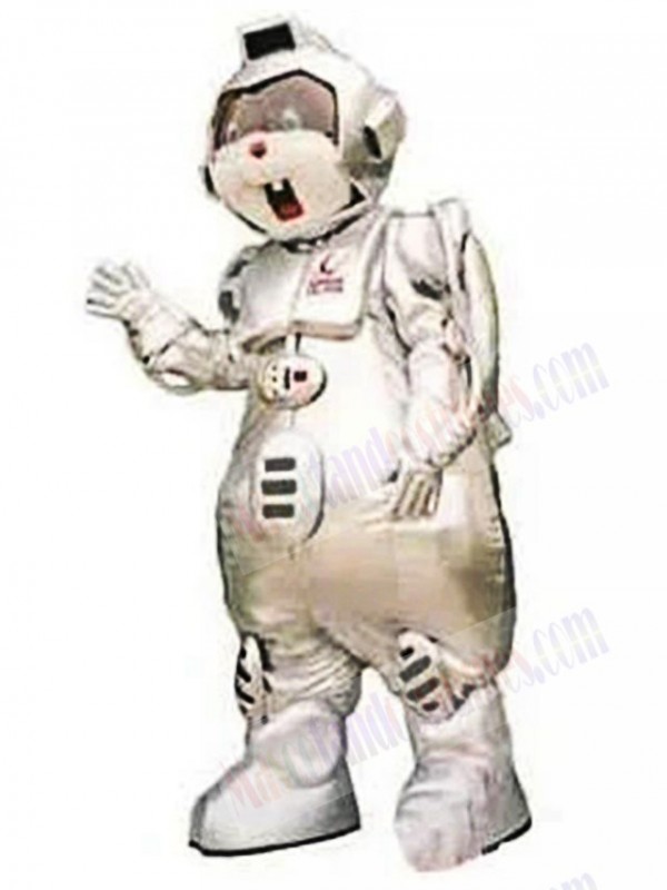 Astronaut Bear mascot costume