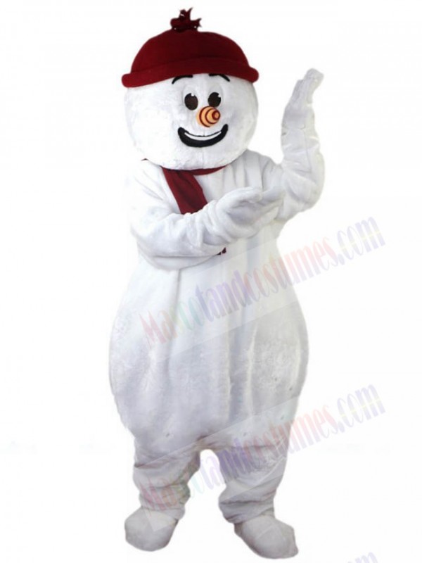 Snowman mascot costume