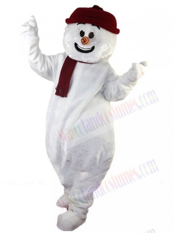 Snowman mascot costume