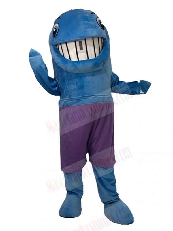 Whale mascot costume