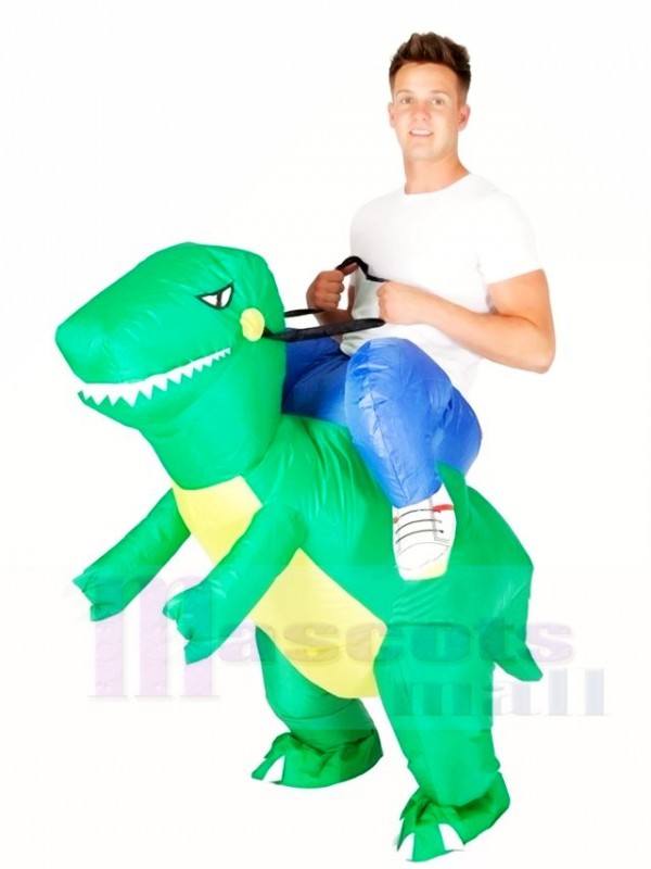 green dinosaur ride on toy