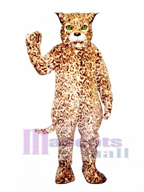 Cute Spotted Lynx Cat Mascot Costume