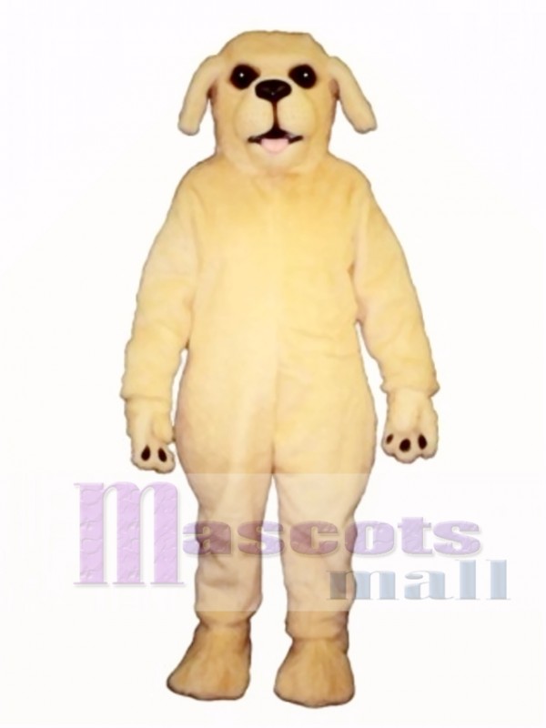 Cute Golden Lab Dog Mascot Costume