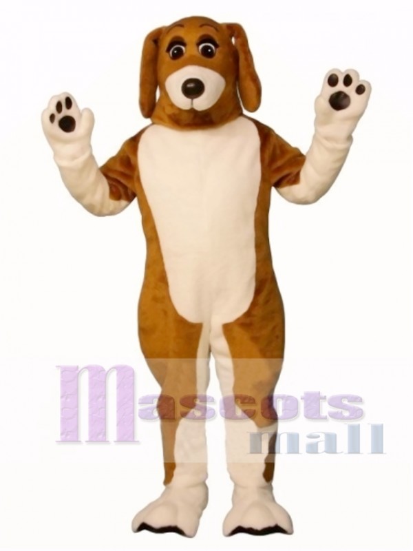 Cute Bossy Beagle Dog Mascot Costume