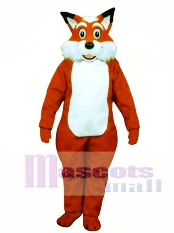 Cute Fred Fox Mascot Costume