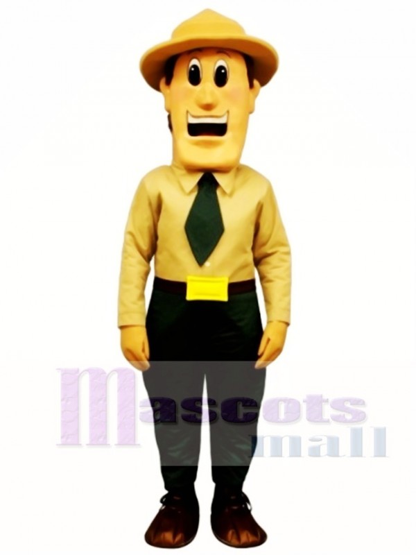 Warden Walt Mascot Costume