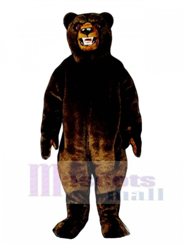 Grizzly Bear Mascot Costume