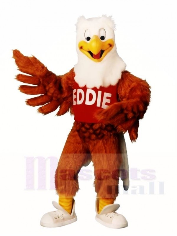 Brown Eddie Eagle Mascot Costumes Animal 