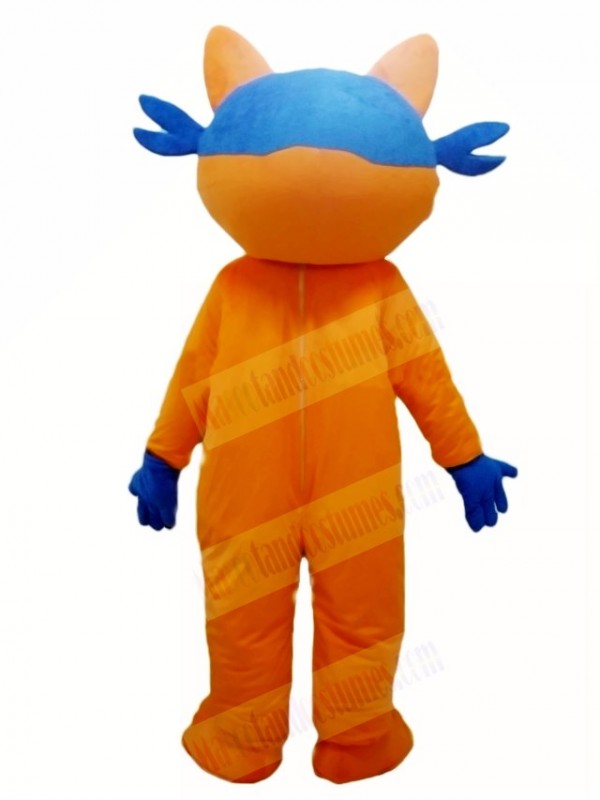 Orange Fox Mascot Costumes Animal 