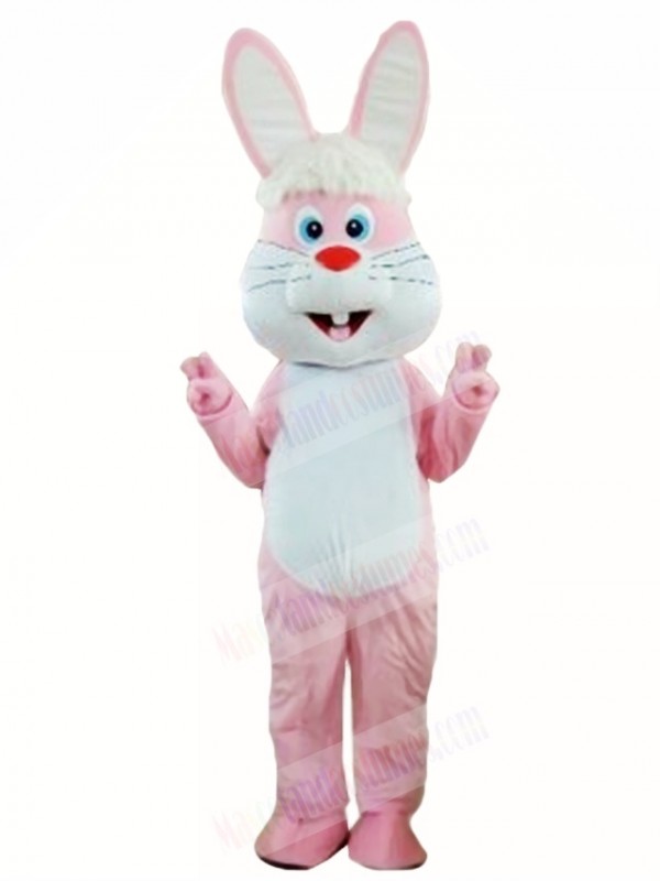 Funny Pink Rabbit Easter Bunny Mascot Costumes Animal