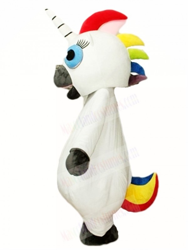 White Unicorn Mascot Costumes