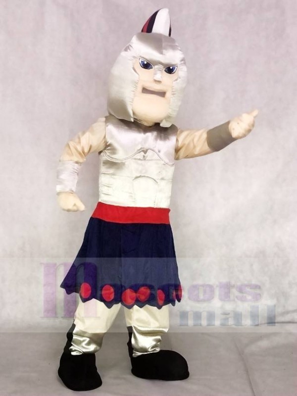 Silver Spartan Titan Trojan Mascot Costumes People