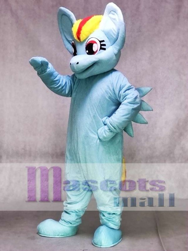 My Little Pony Horse Blue Rainbow Dash Mascot Costume