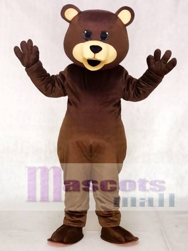 Brown Toy Teddy Bear Mascot Costumes Animal