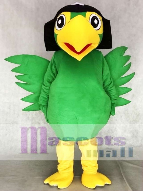 Realistic Green Pirate Parrot Bird Mascot Costumes