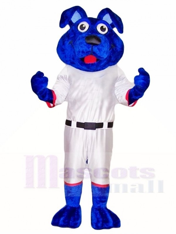 Red Tongue Blue Dog Mascot Costumes Animal 